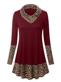 Leopard Print Long-sleeved T-shirts