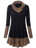 Leopard Print Long-sleeved T-shirts