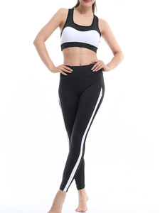 Side Panel Mesh Yoga Pants