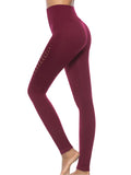 Solid Color High Waist Yoga Pants Leggings