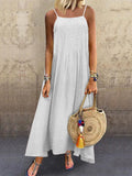 Adjustment Sling Beach Boho Daily Maxi Dress