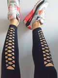 Skinny Cutout Running Pants